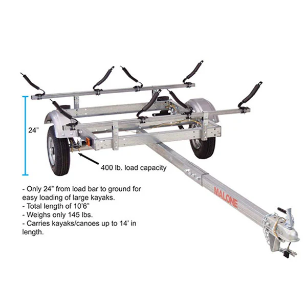 Malone EcoLight 2 Boat Kayak Trailer Package - Image 13