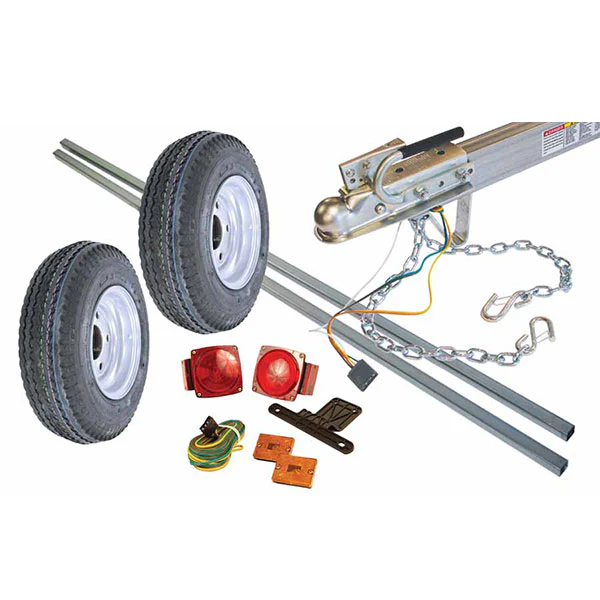 Malone EcoLight 4 Boat Stacker Kayak Trailer Package - Image 6