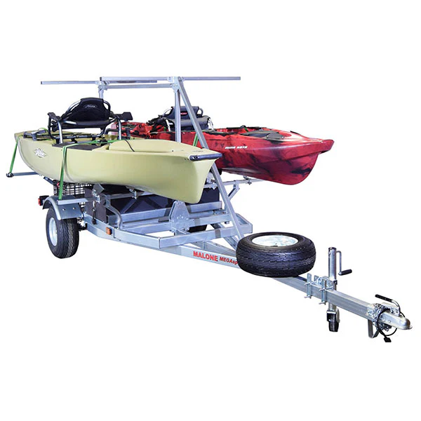 Malone MegaSport 2 Boat w/ Storage & 2nd Tier Trailer Package - Image 3