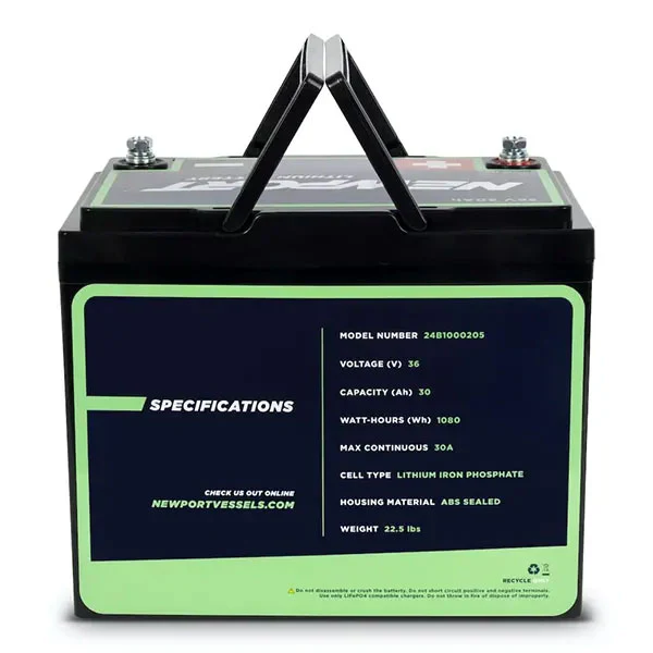 Newport 36V 30AH Lithium Battery - Image 3